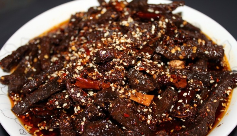 麻辣牛肉干